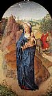 Hans Memling Wall Art - Virgin and Child in a Landscape